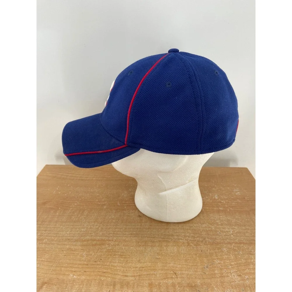 New Era 39THIRTY Chicago Cubs MLB Official Batting Practice Blue Hat Mens M/L